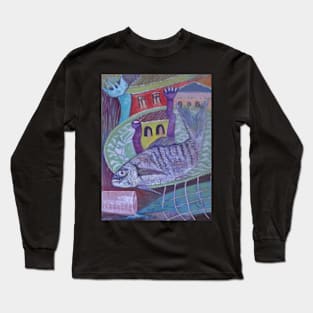 The drainpipe nocturne Long Sleeve T-Shirt